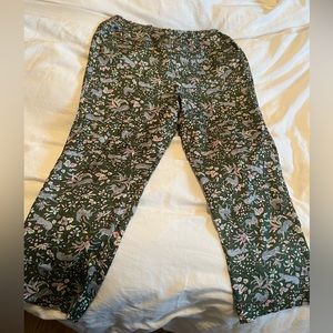 Jcrew Collection Silk cropped pants